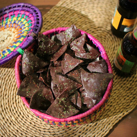 Take Dipping Out Of The Equation With Chocolate Covered Tortilla Chips