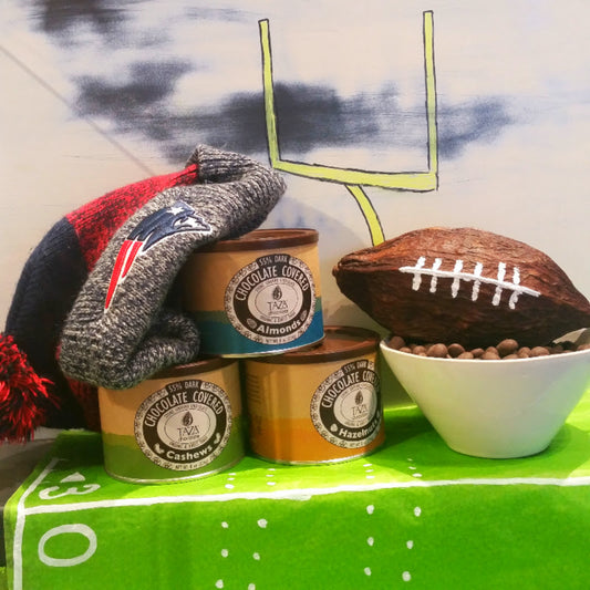 We are Officially Ready for Super Bowl Sunday - Taza Chocolate Covered Treats on Sale!