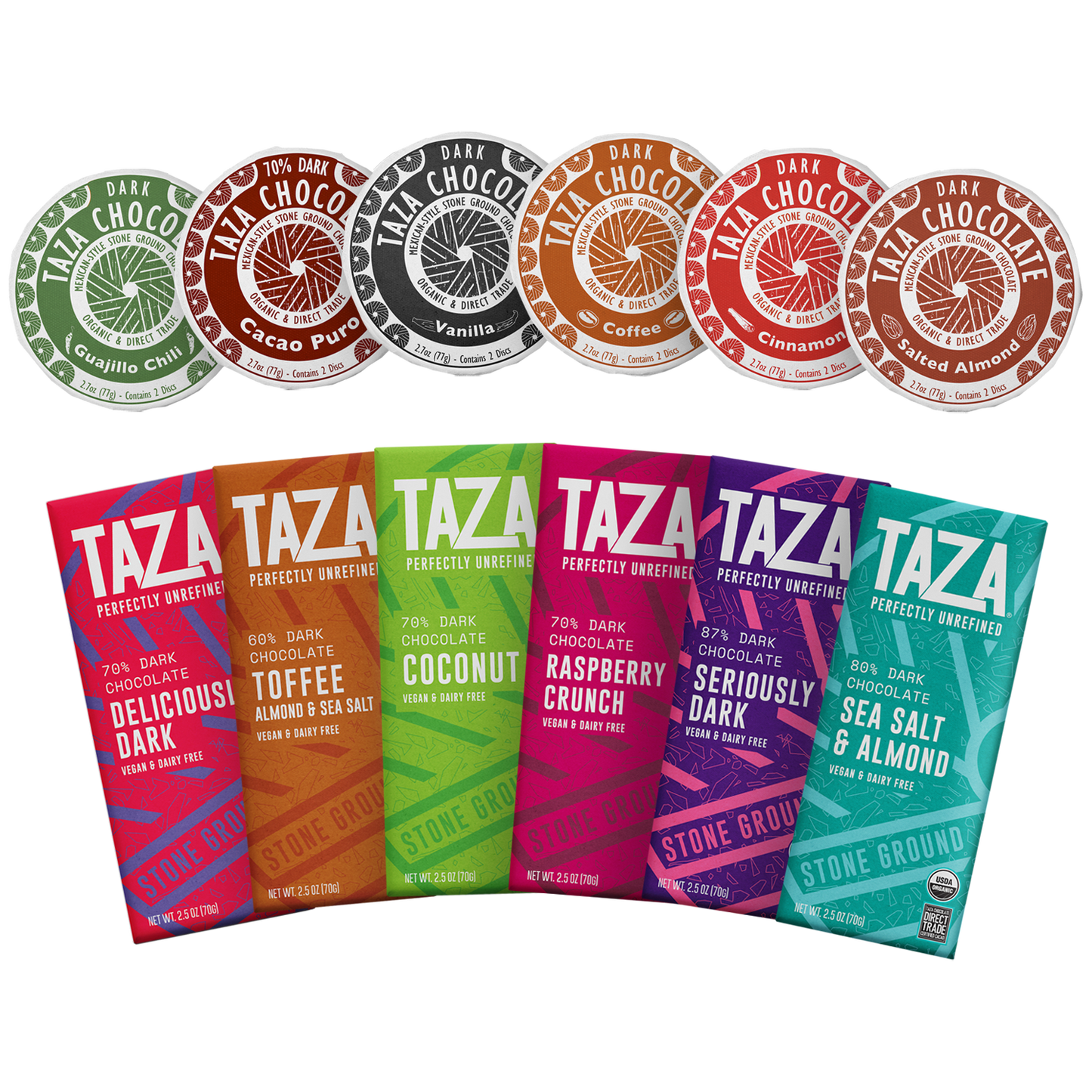 Taza Boldest Flavors Gift Box contents