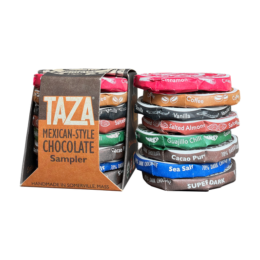 Mexican-Style Chocolate Sampler with 8 flavors