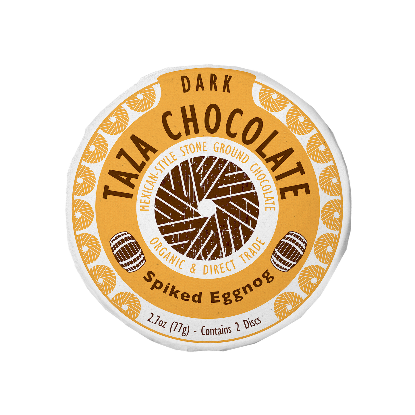 Taza Spiked Eggnog Mexican Style Chocolate Disc