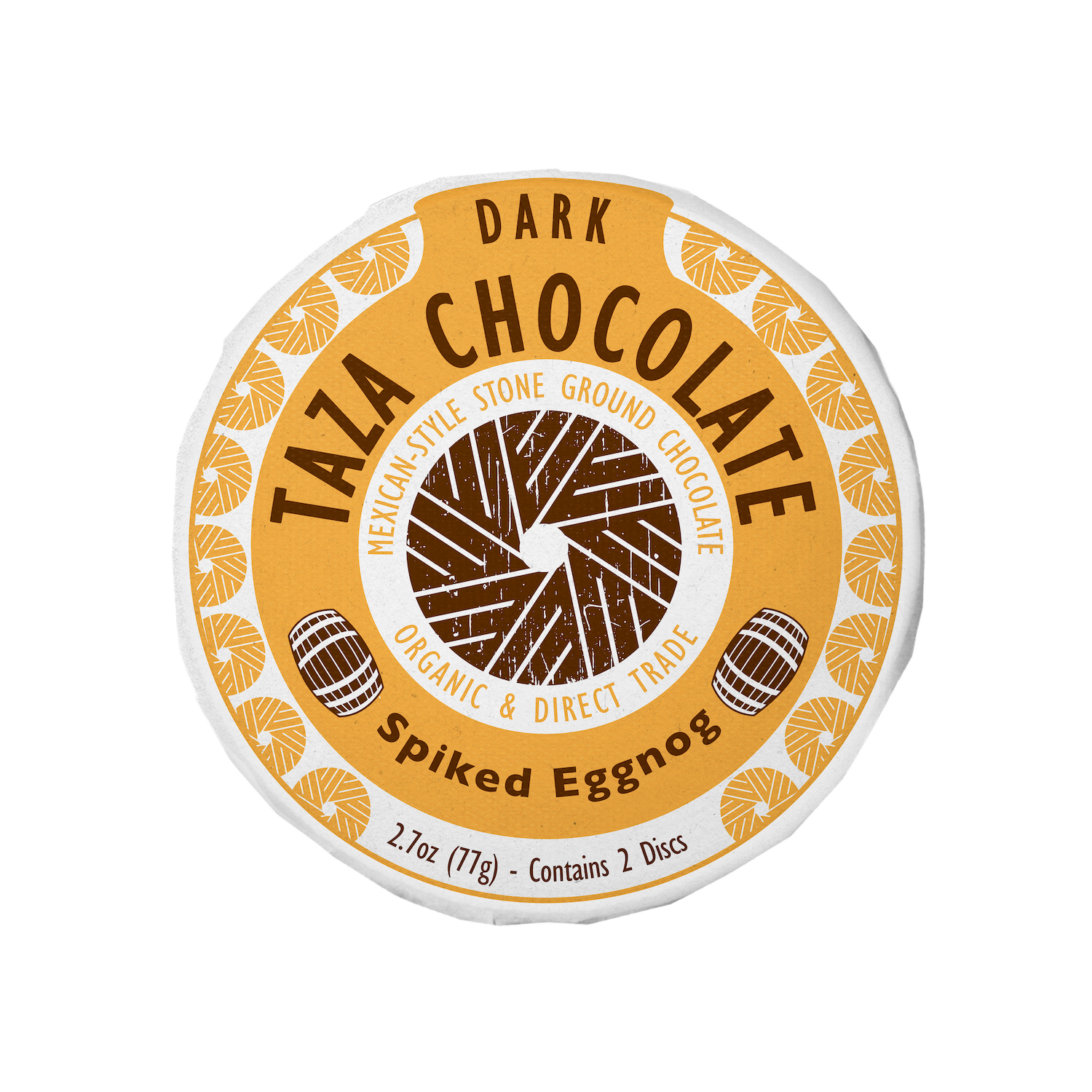 Taza Spiked Eggnog Mexican Style Chocolate Disc