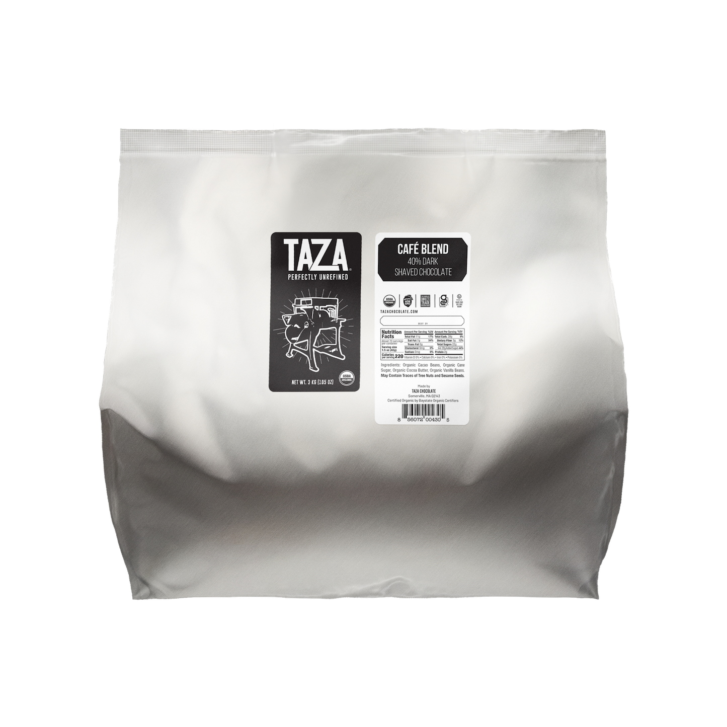Taza Chocolate Cafe Blend hot chocolate mix 3kg bag