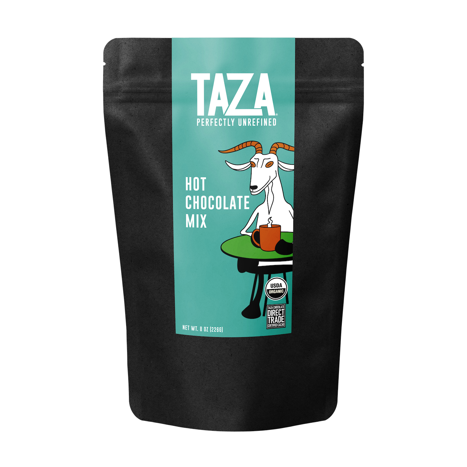Taza Hot Chocolate Mix 8 oz resealable pouch