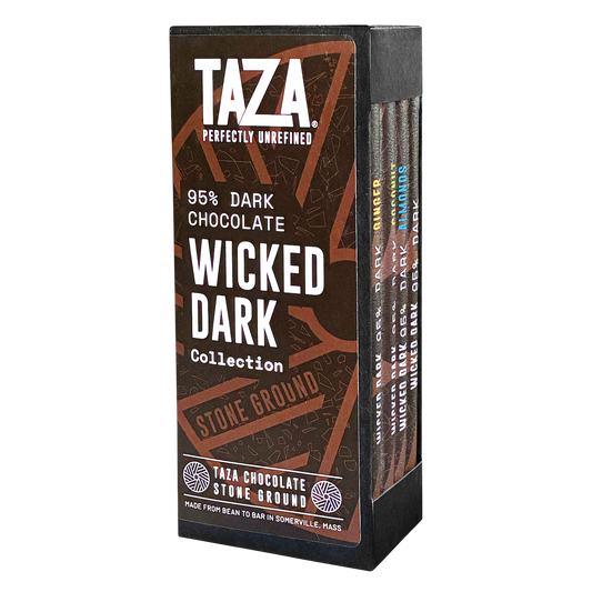 Taza Wicked Dark 4-bar Bundle - 95% dark chocolate