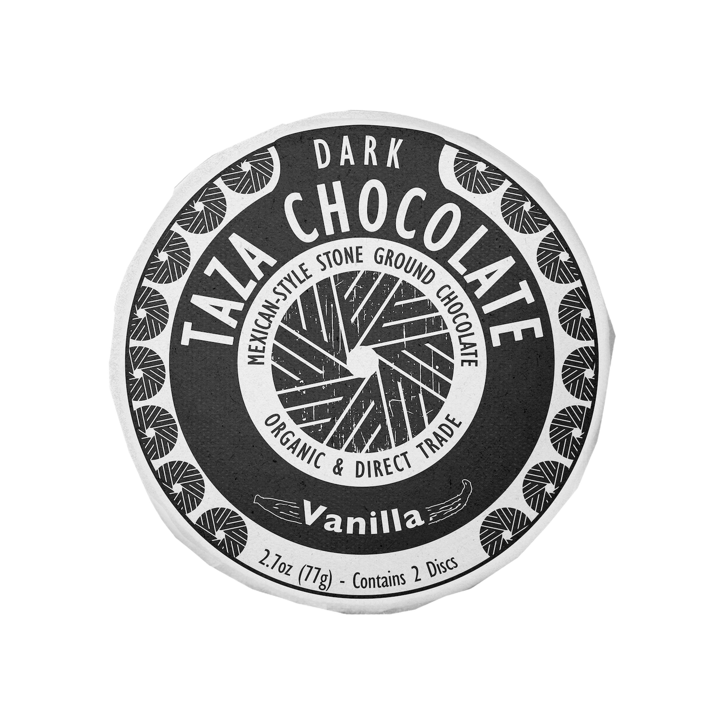 Vanilla Mexican style chocolate disc