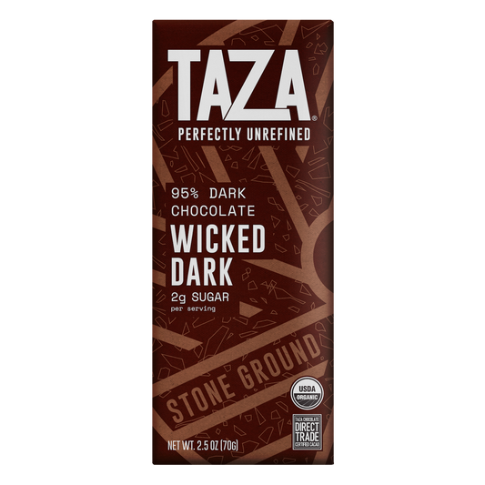 Taza 95% cacao Wicked Dark chocolate bar