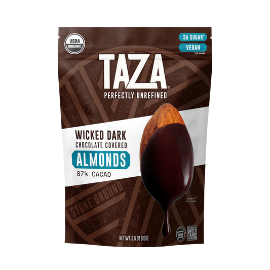 Taza Wicked Dark Chocolate Covered Almonds