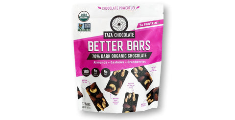 Better Bars - Taza Chocolate 70% Dark mini snack bars