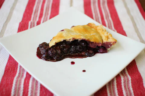 Blueberry Chocolate Pie