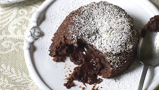Molten Spiced Taza Chocolate Cake