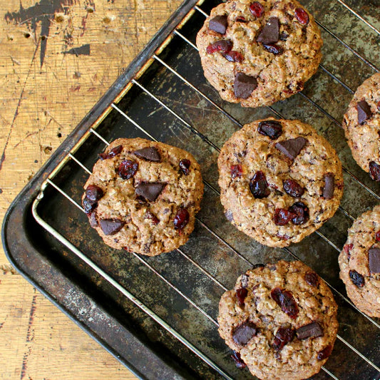 Oatmeal Cranberry Chocolate Chunk Cookies