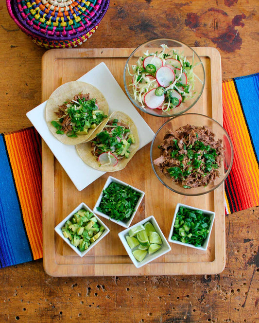Taza Coffee Chocolate Pork Tacos