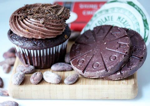 Vegan Guajillo Chili Chocolate Cupcakes