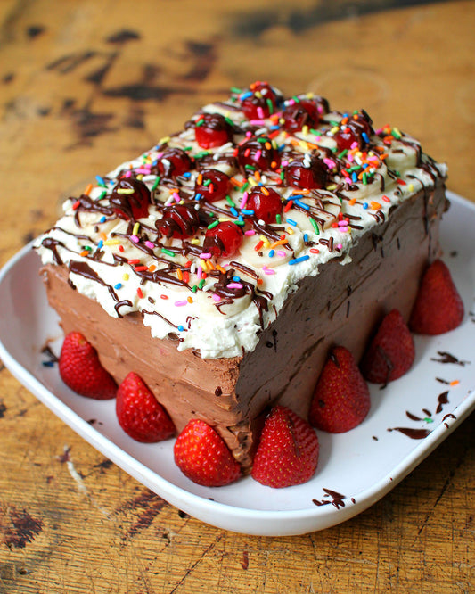 Banana Split Icebox Cake