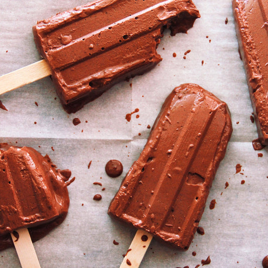 3 Ingredient Chocolate Yogurt Fudgesicles