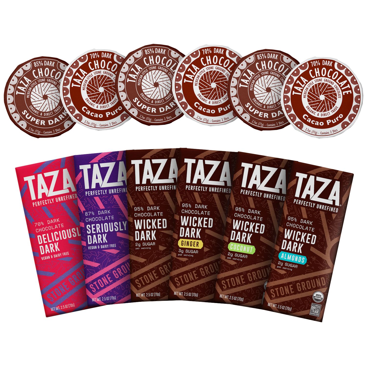 Taza Boldest Dark Gift Box contents
