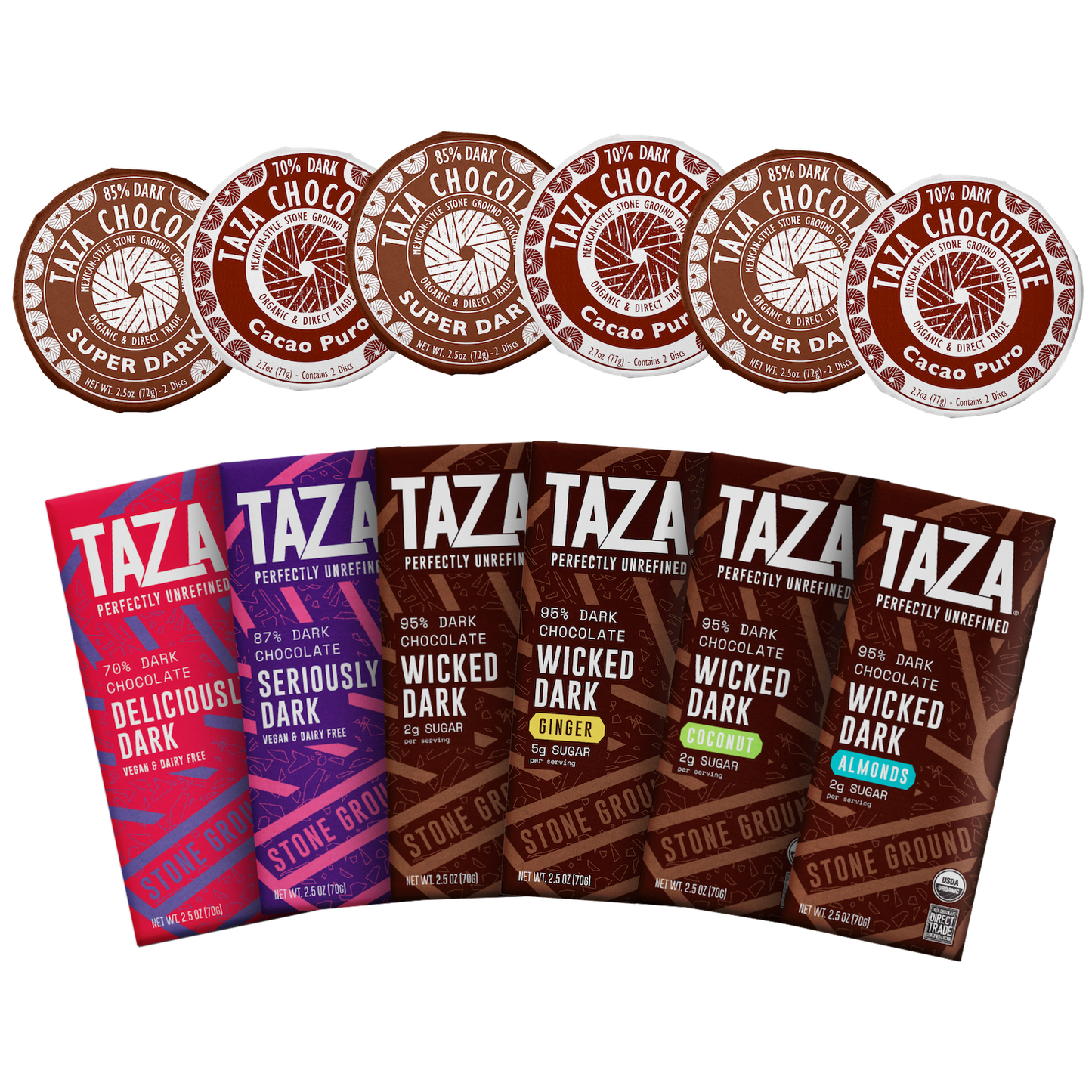Taza Boldest Dark Gift Box contents