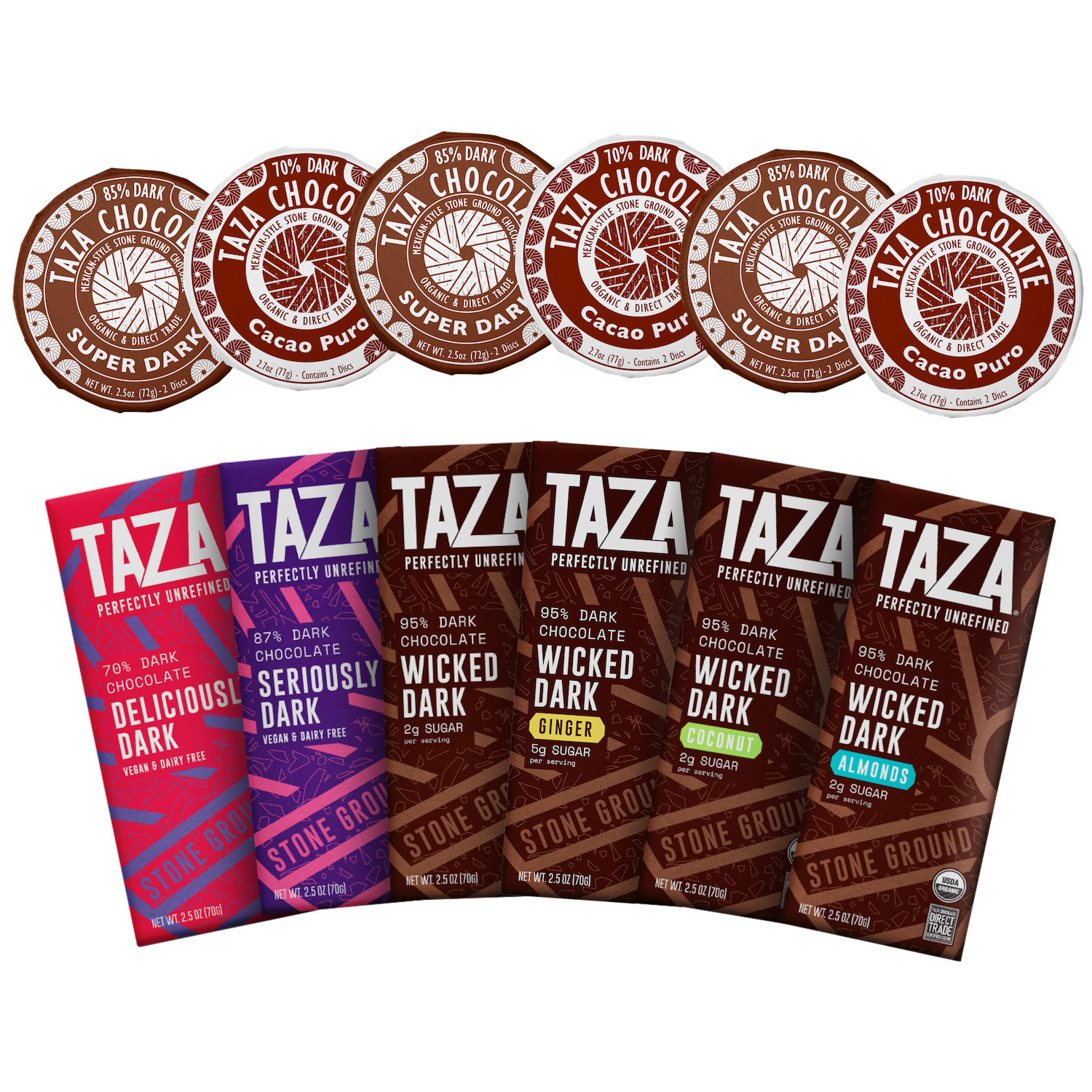 Taza Boldest Dark Gift Box contents