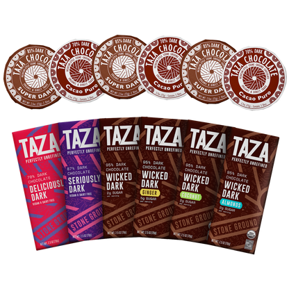 Taza Boldest Dark Gift Box contents