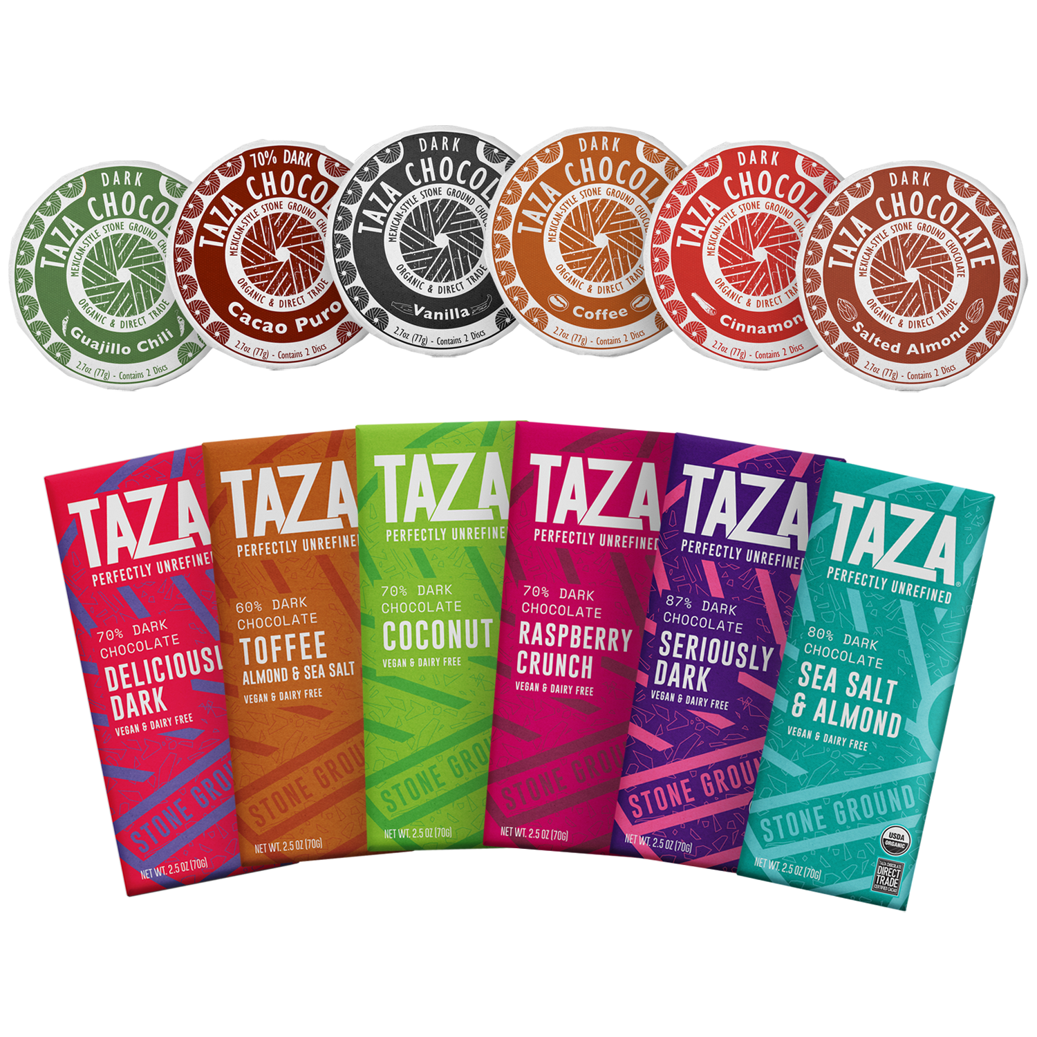 Taza Boldest Flavors Gift Box contents