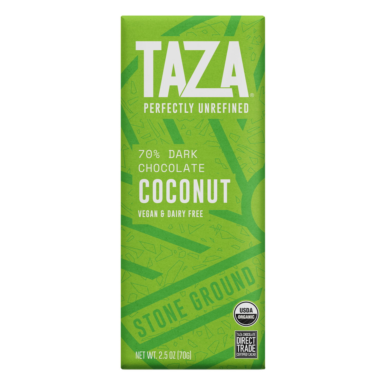 Taza 70% cacao Coconut chocolate bar