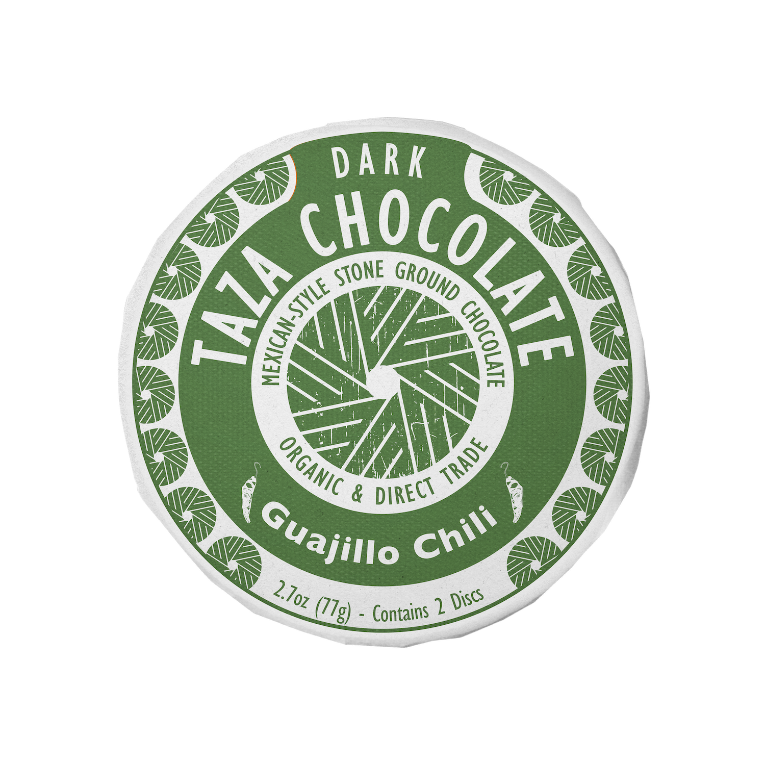 Guajillo Chili Mexican style chocolate disc