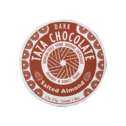 Salted Almond Mexican style chocolate disc