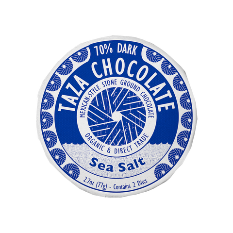 Taza Sea Salt Mexican Style Chocolate Disc