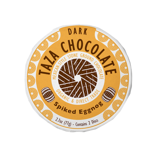 Taza Spiked Eggnog Mexican Style Chocolate Disc
