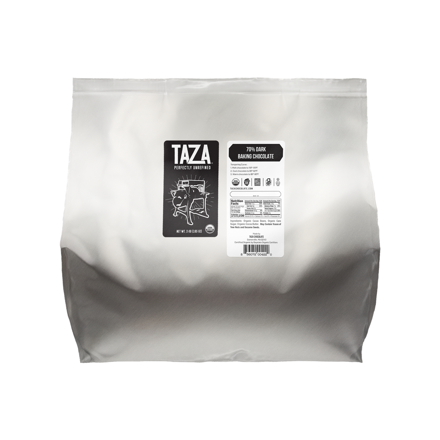 Taza 70% Dark Baking Chocolate