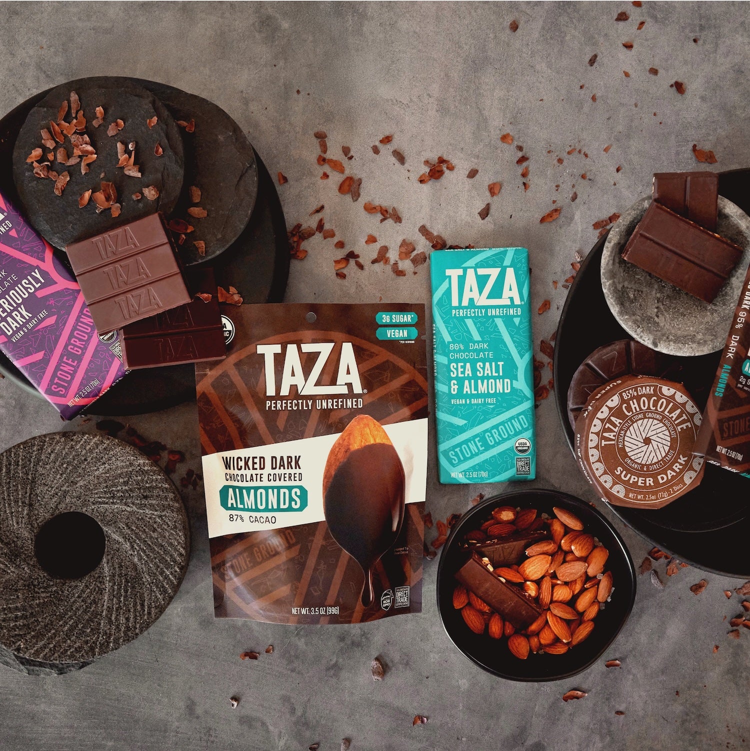 Taza Chocolate Ultra Dark Chocolate Assortment