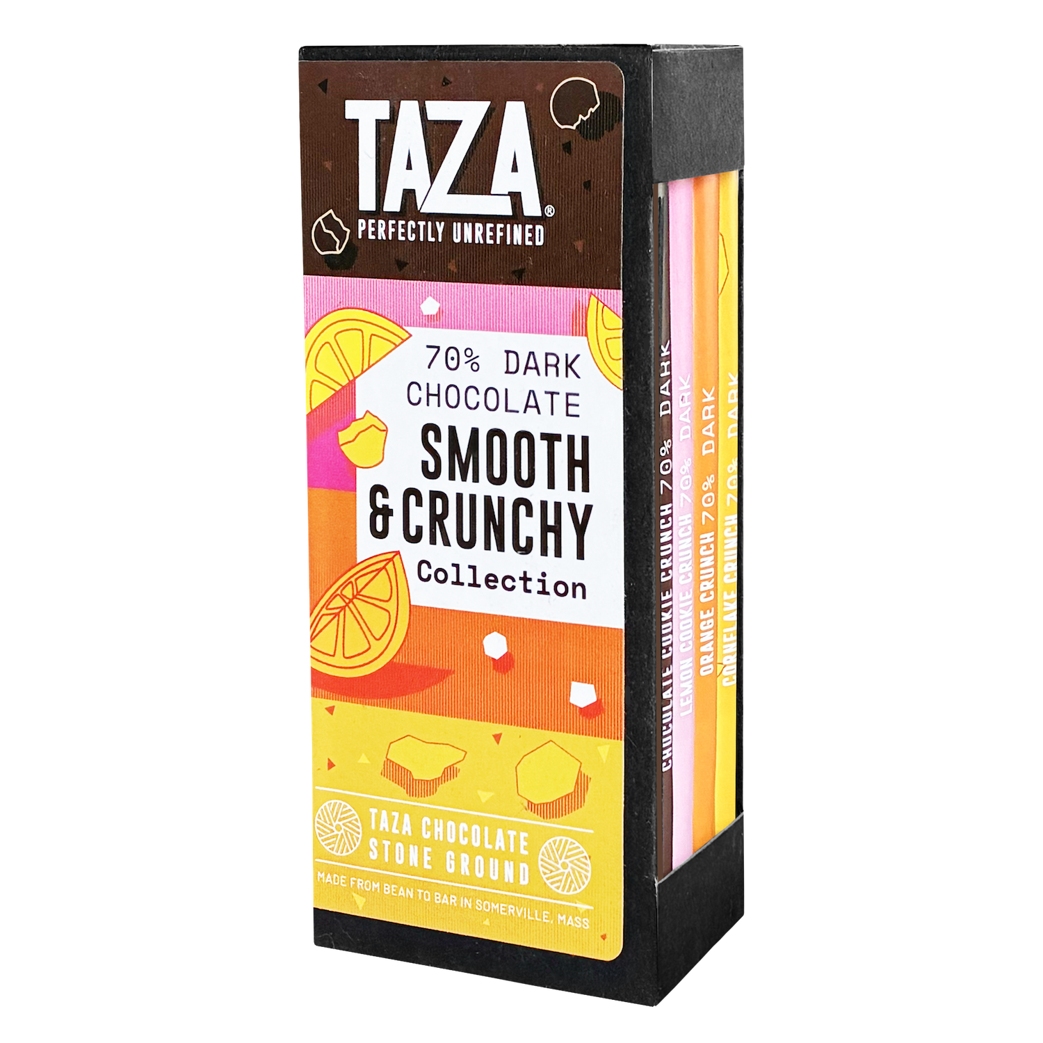 Smooth & Crunchy 4-Bar Bundle – Taza Chocolate Smooth & Crunchy 4-Bar Bundle – Taza Chocolate