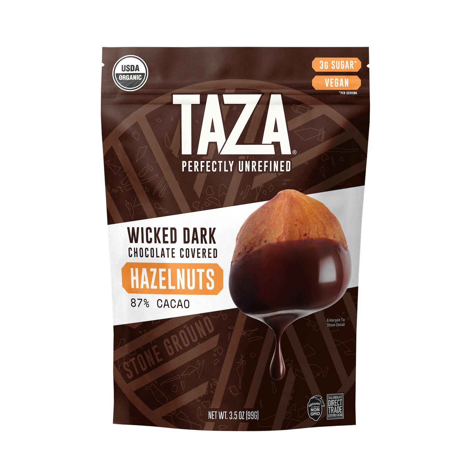 Wicked Dark Chocolate Covered Hazelnuts – Taza Chocolate