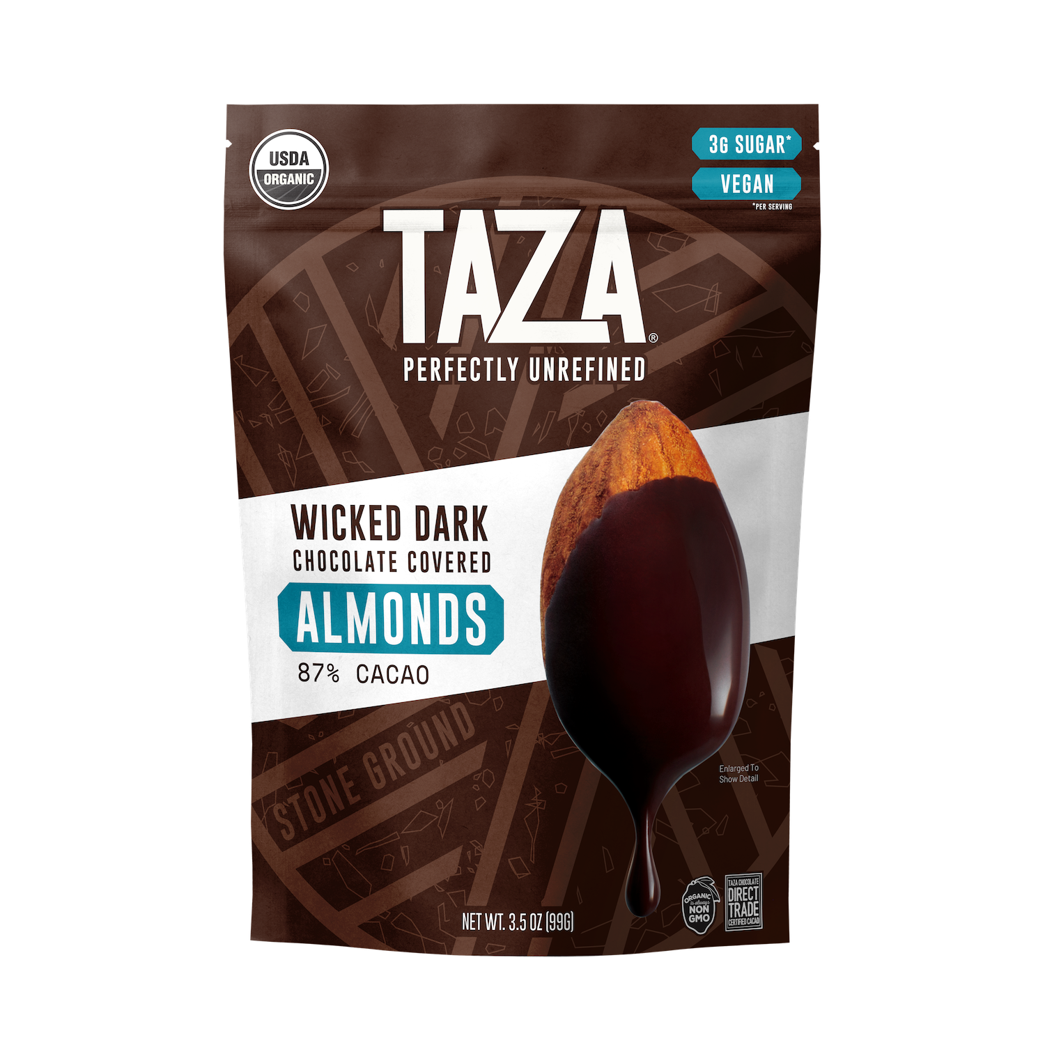 Taza Wicked Dark Chocolate Covered Almonds