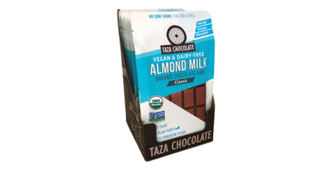 Taza Almond Milk Chocolate vegan case of 10