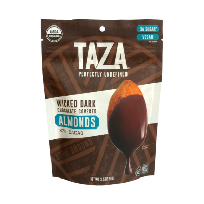 Taza Wicked Dark Chocolate Covered Almonds