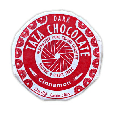 Cinnamon Mexican style chocolate disc