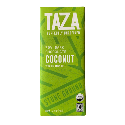 Taza 70% cacao Coconut chocolate bar