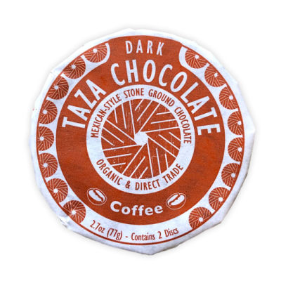 Coffee Mexican style chocolate disc