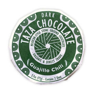 Guajillo Chili Mexican style chocolate disc