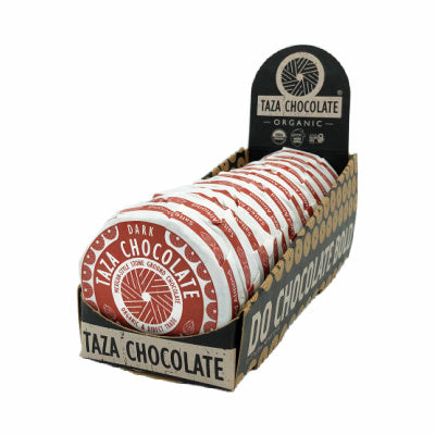 Salted Almond Mexican Style Chocolate Discs, Case 12 Discs - Taza Chocolate