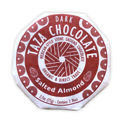 Salted Almond Mexican style chocolate disc