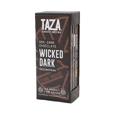 Taza Wicked Dark 4-bar Bundle - 95% dark chocolate